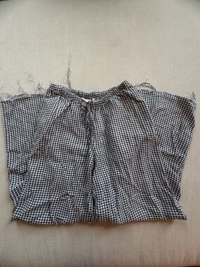 a new day Black & White Gingham Drawstring Waist Shorts